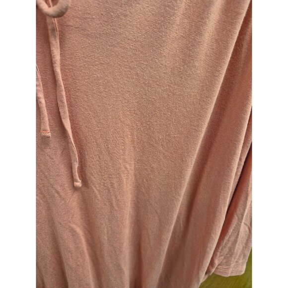 Peach Small 3/4 Sleeve Ruffle Tunic Top 1X - Picture 5 of 5